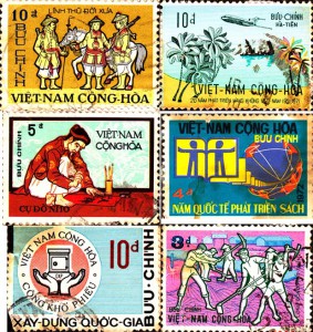 1972 Stamps from South Vietnam